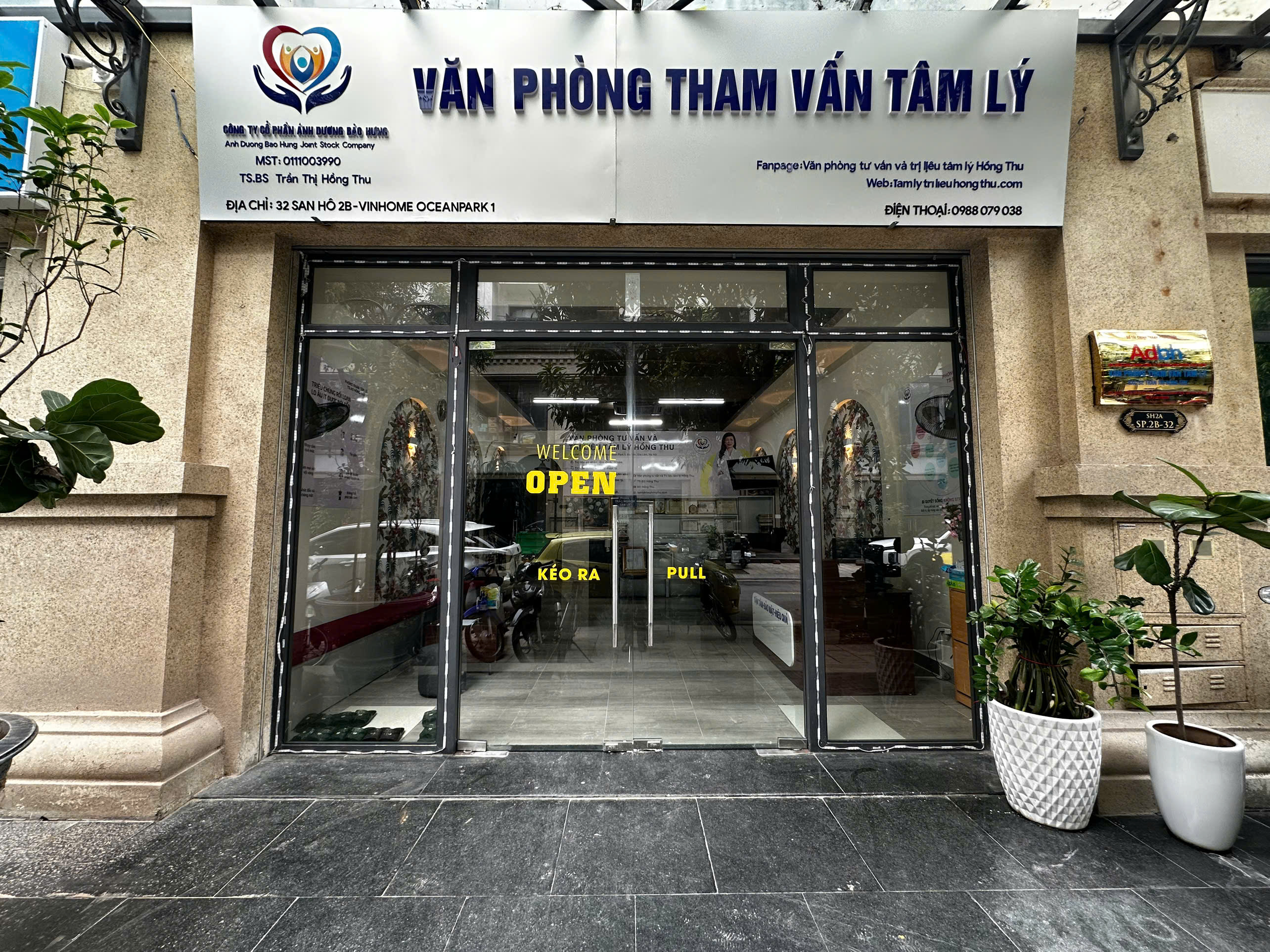 Mặt tiền văn phòng tâm lý
